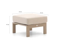 Tierra Outdoor Musone lounge voetenbank 61x61x47cm