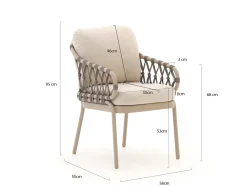 Tierra Outdoor Natal dining tuinstoel