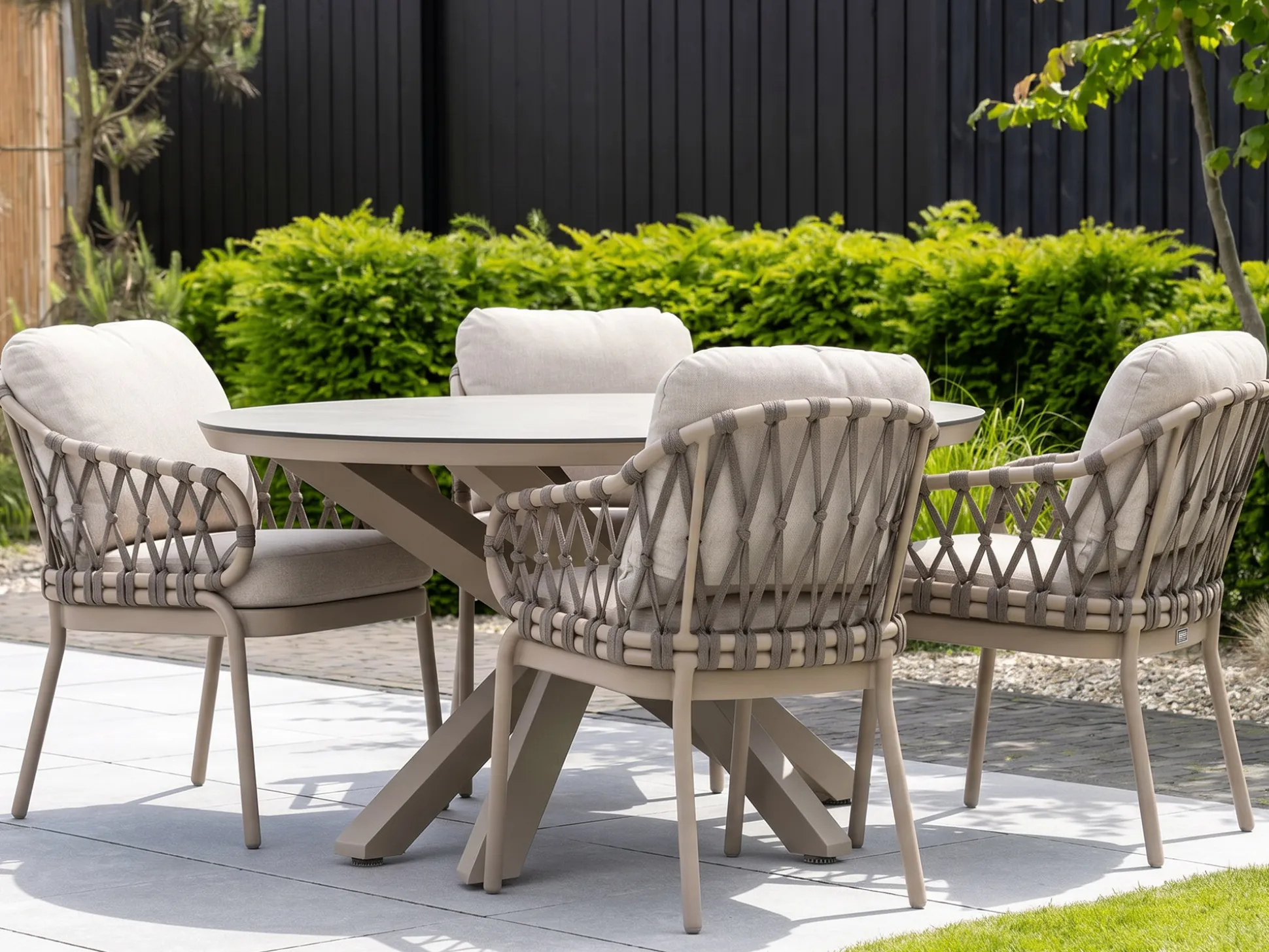 Tierra Outdoor Natal/Oblong 200cm dining tuinset 5-delig