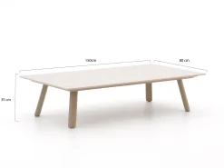 Tierra Outdoor Nora lounge tuintafel 120x70x25cm