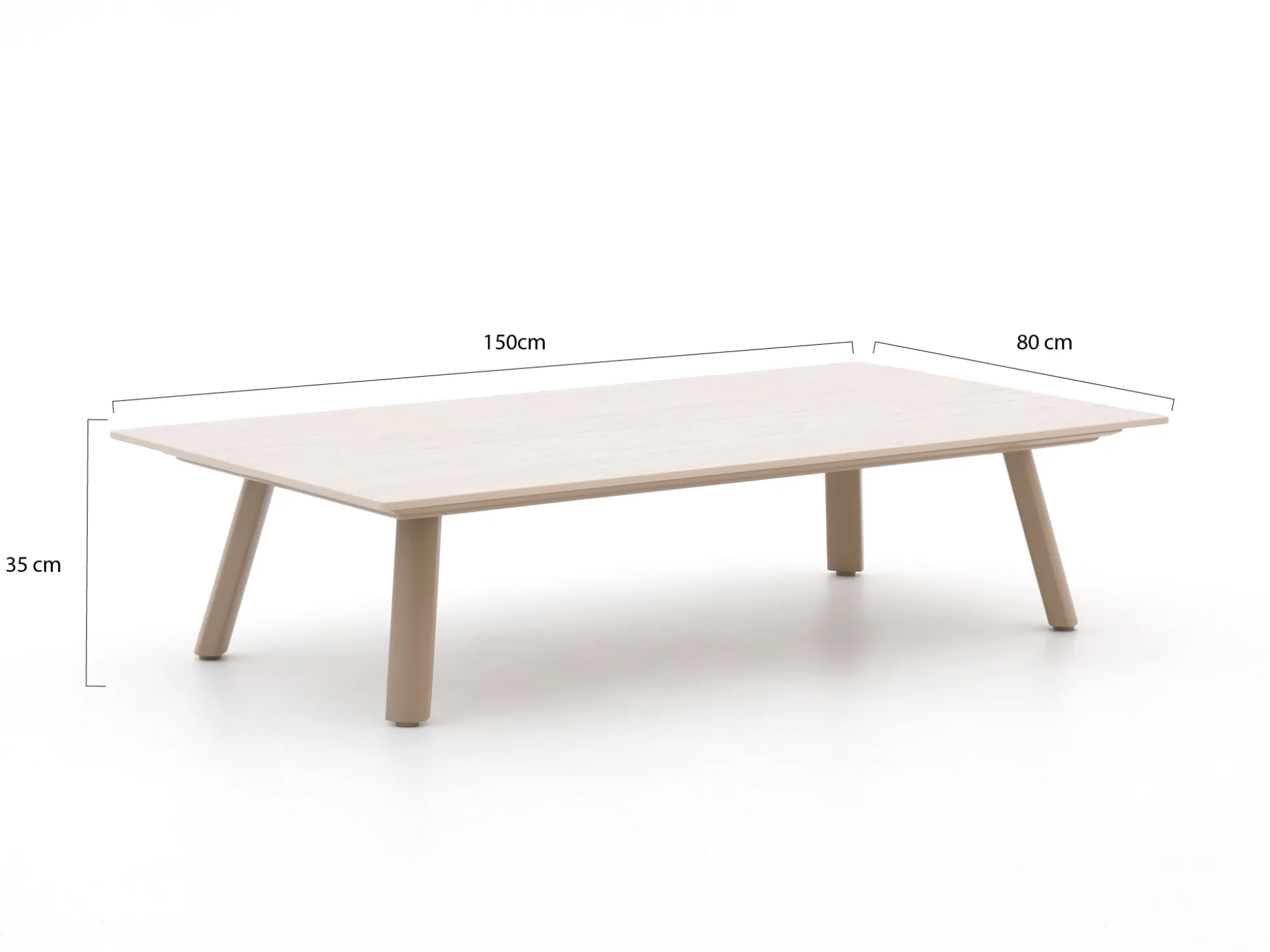 Tierra Outdoor Nora lounge tuintafel 120x70x25cm