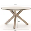 Tierra Outdoor Orbital dining tuintafel ø 120cm (h: 75cm)