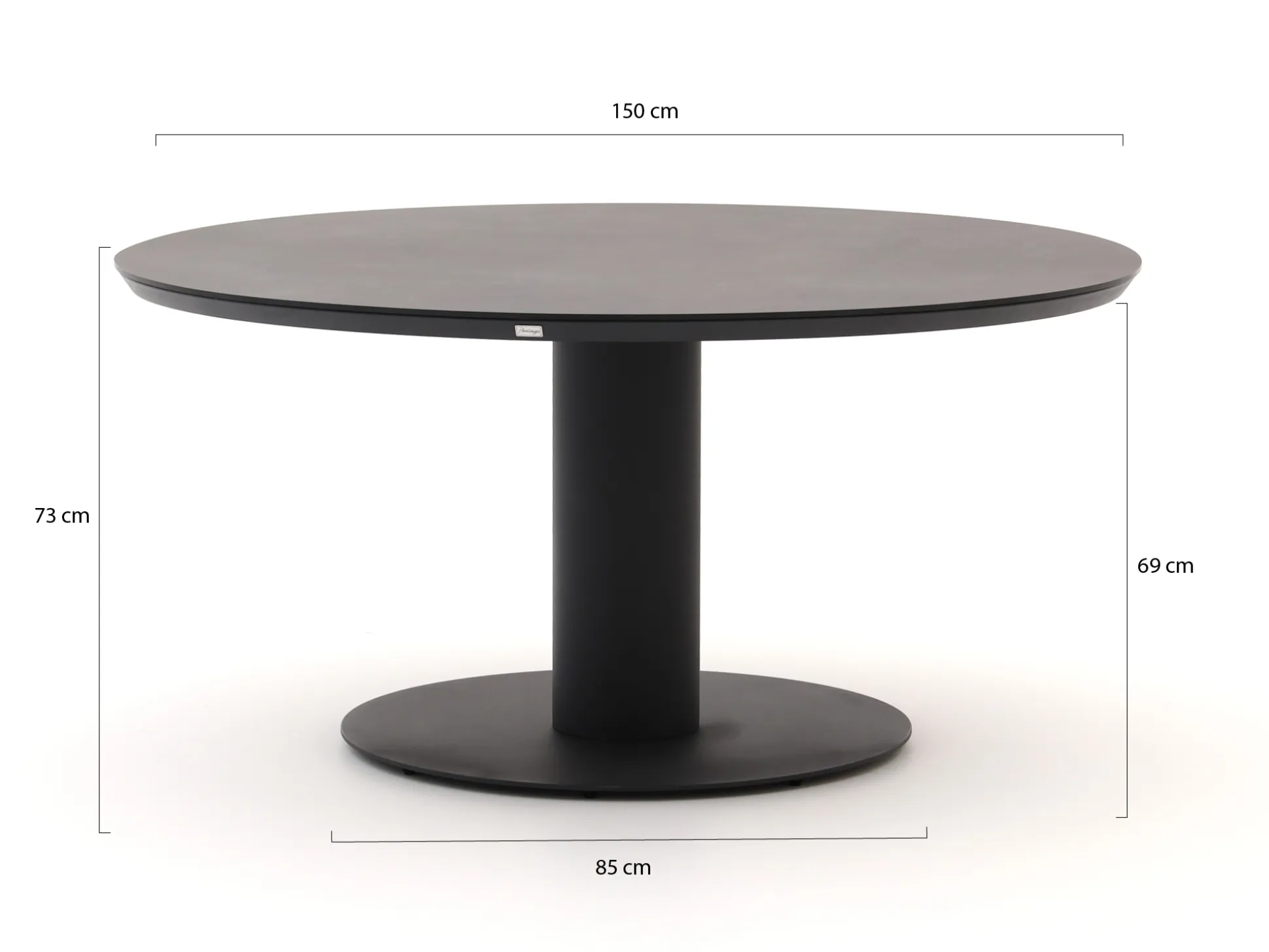 Tierra Outdoor Rivera/La Fonte ø150cm dining tuinset 7-delig