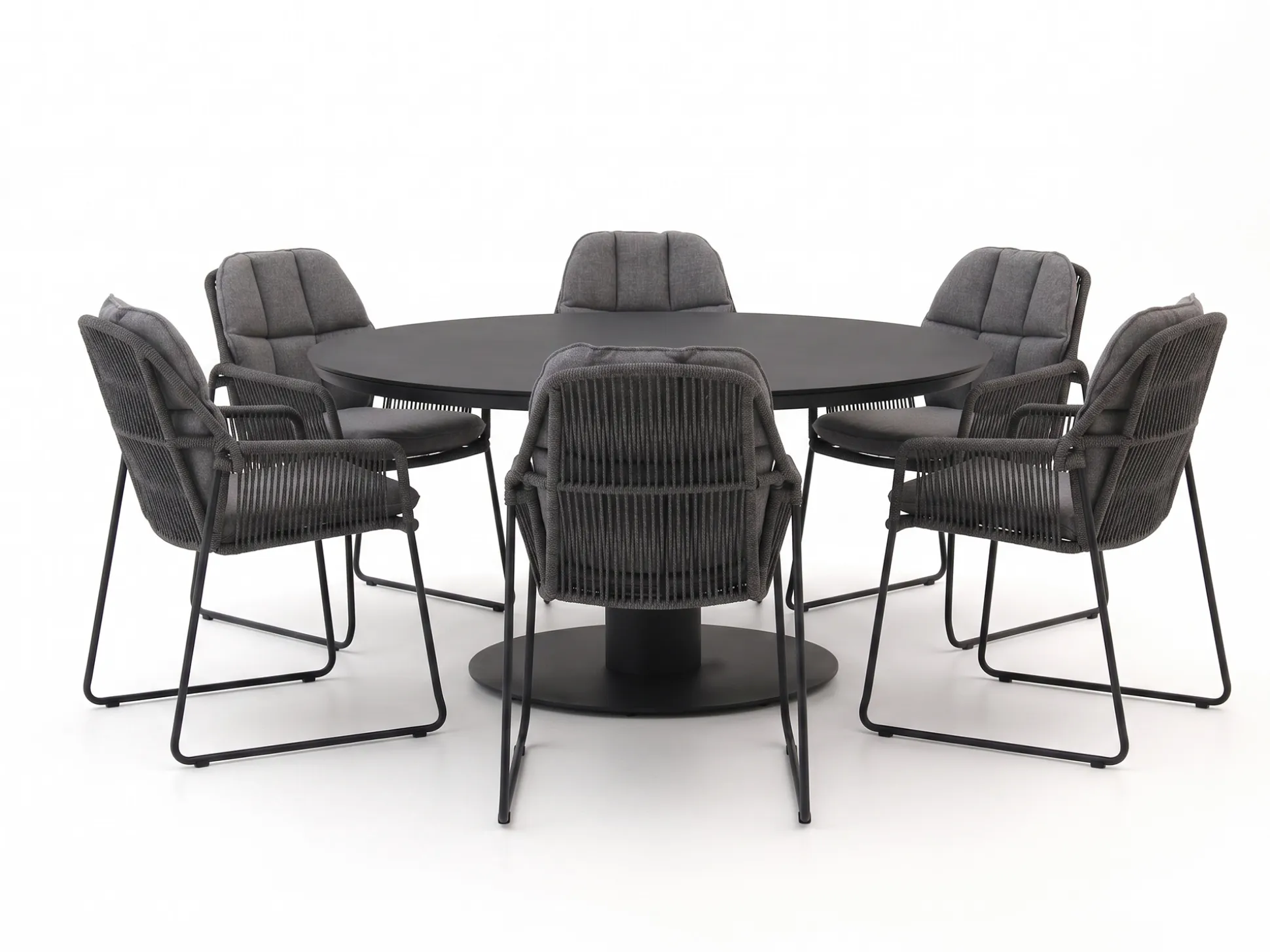 Tierra Outdoor Rivera/La Fonte ø150cm dining tuinset 7-delig