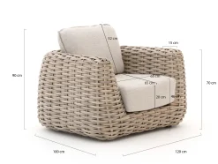Tierra Outdoor Wakkanda lounge tuinstoel