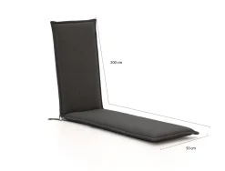 Tuinkussen voor deckchair 200x50cm