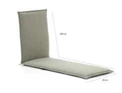 Tuinkussen voor ligbed 200x60cm