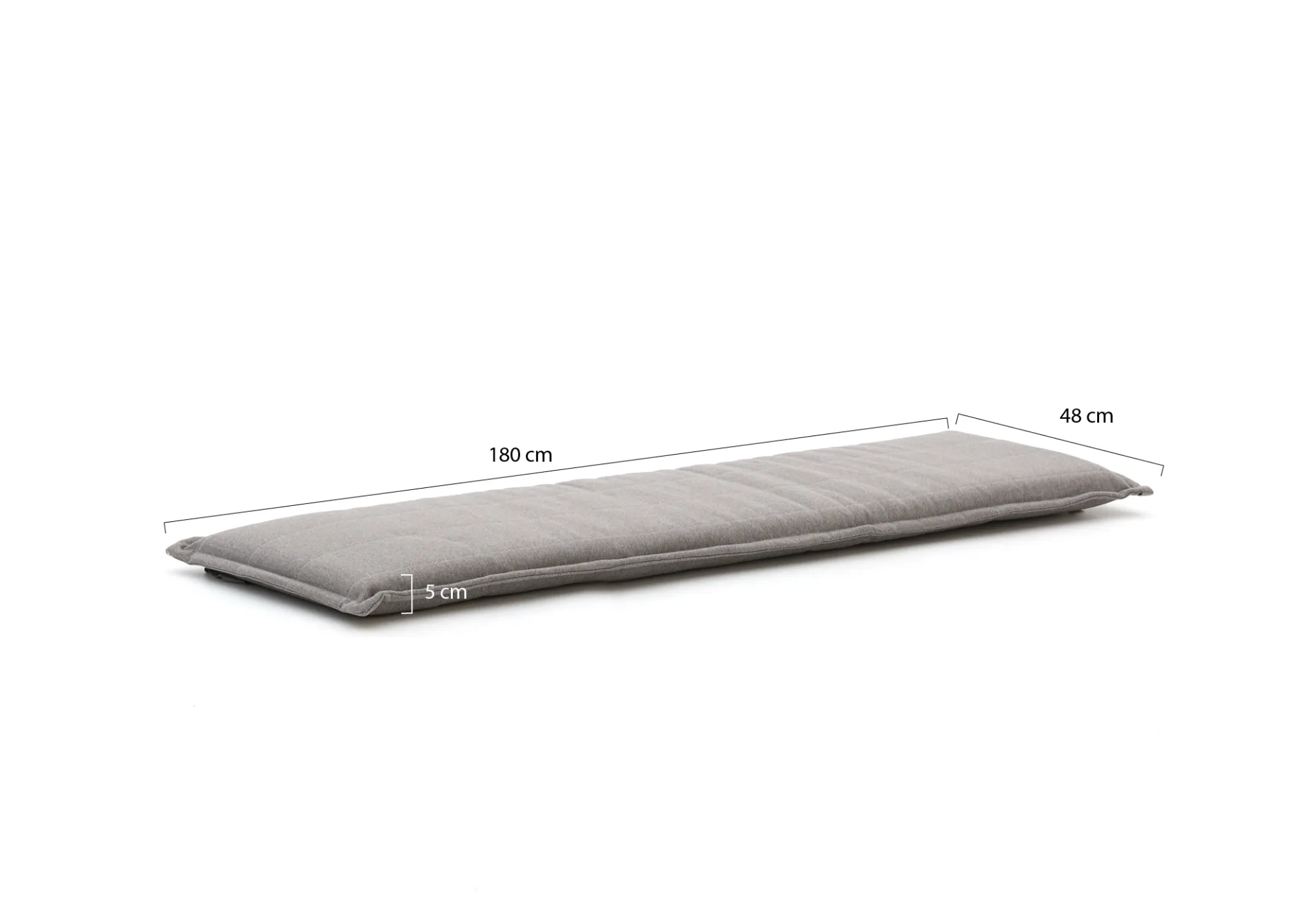Tuinkussen 180x48cm voor tuinbank