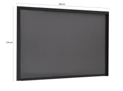 Windscherm 360cm t.b.v. Cedrino Pergola 400/530x360x255cm