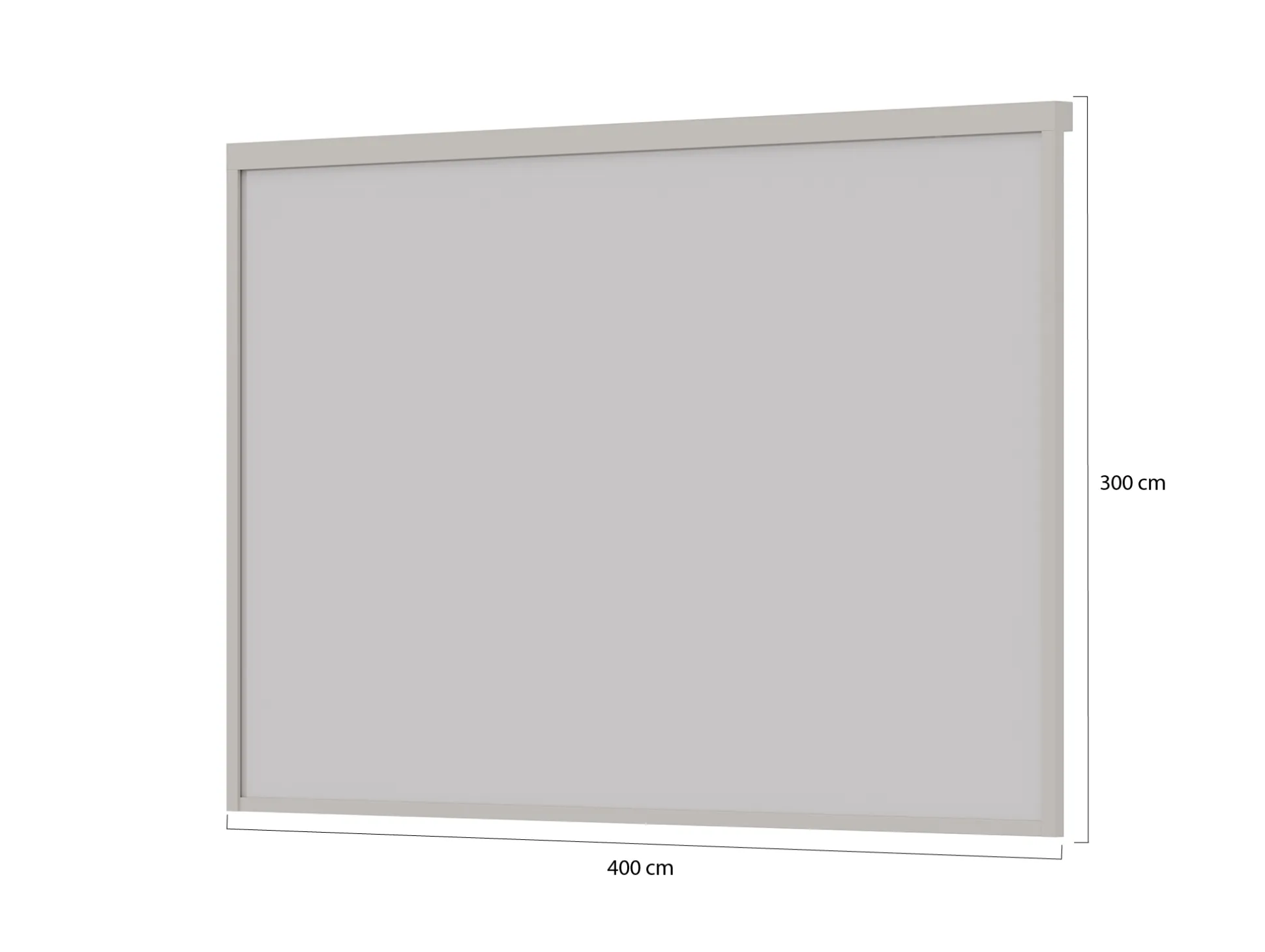 Windscherm 400cm t.b.v. Cedrino Pergola 400x300/400x360x255cm