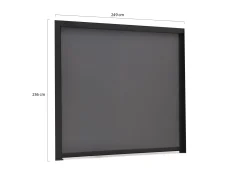 Windscherm 265cm t.b.v. Cedrino Pergola 530x360x255cm