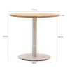 Zavelli Cuore bartafel ø120cm (h:105cm)