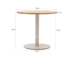 Zavelli Cuore ø 120cm barset 5-delig