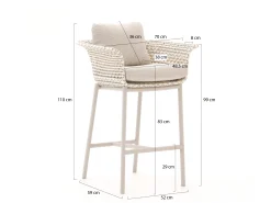 Zavelli Cuore ø 120cm barset 5-delig