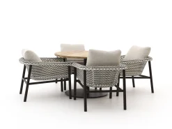 Zavelli Cuore ø 120cm dining tuinset 5-delig